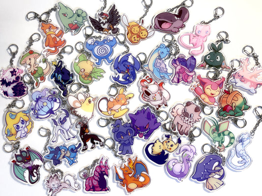 Pokemon Acrylic Keychains - Assorted Styles!
