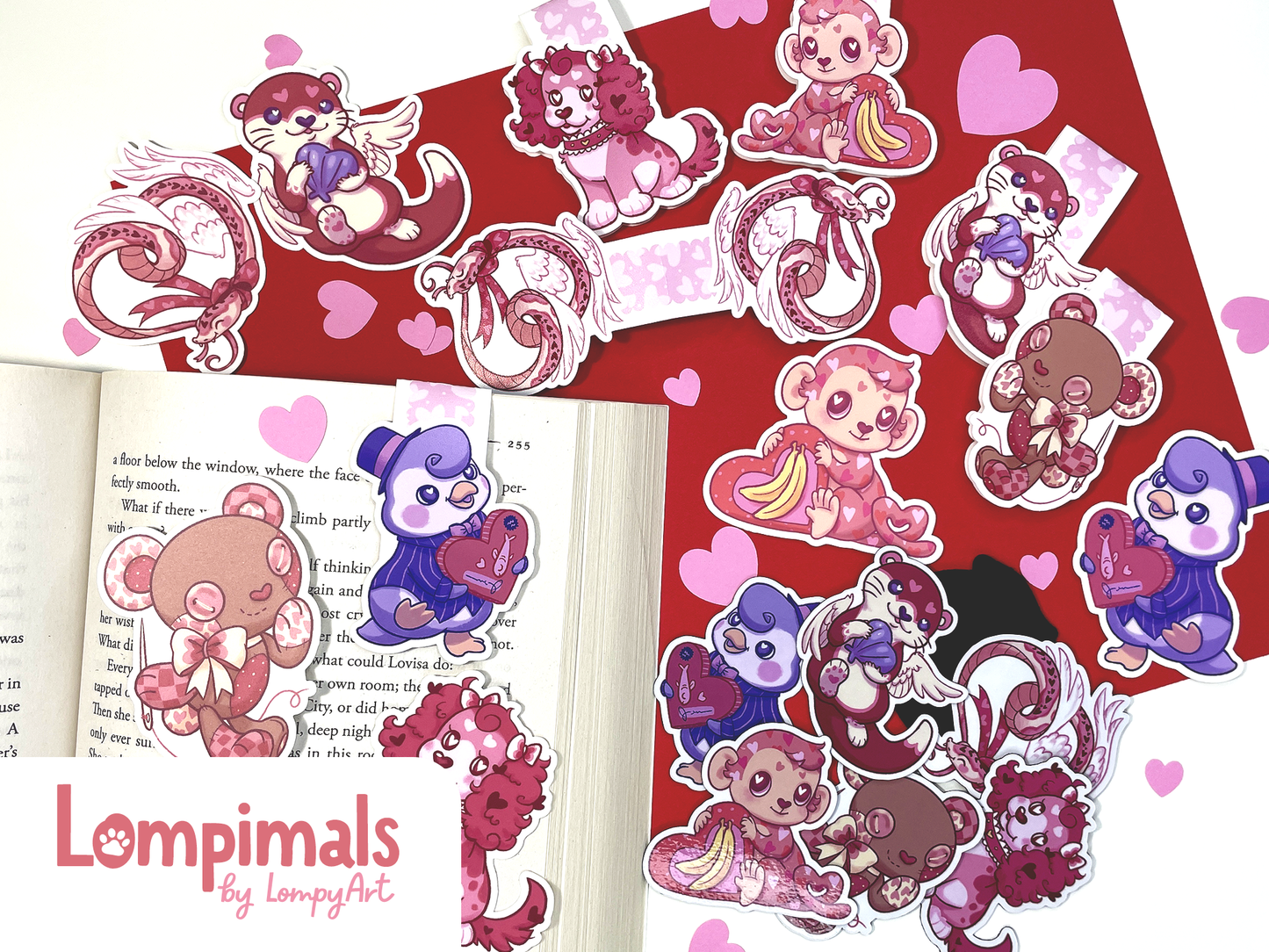 Valentine Lompimals - Stickers/Magnets/Bookmarks