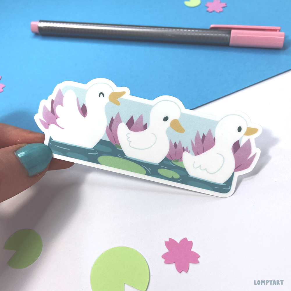 Pond Pals Party Sticker