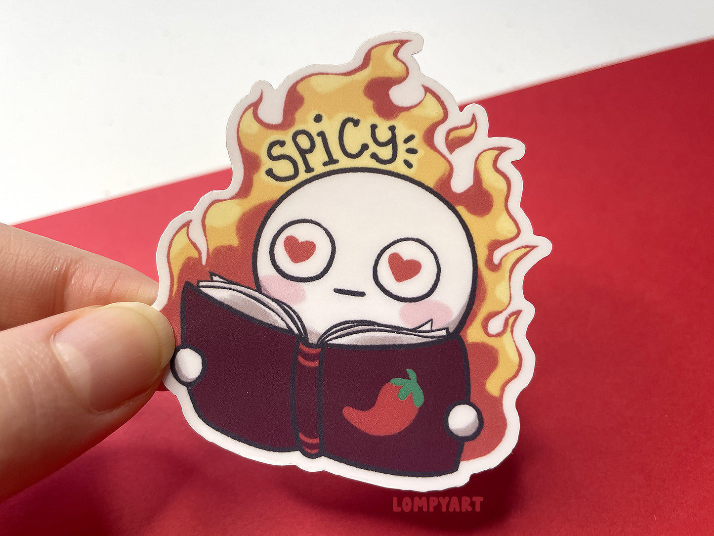 Spicy Book Sticker