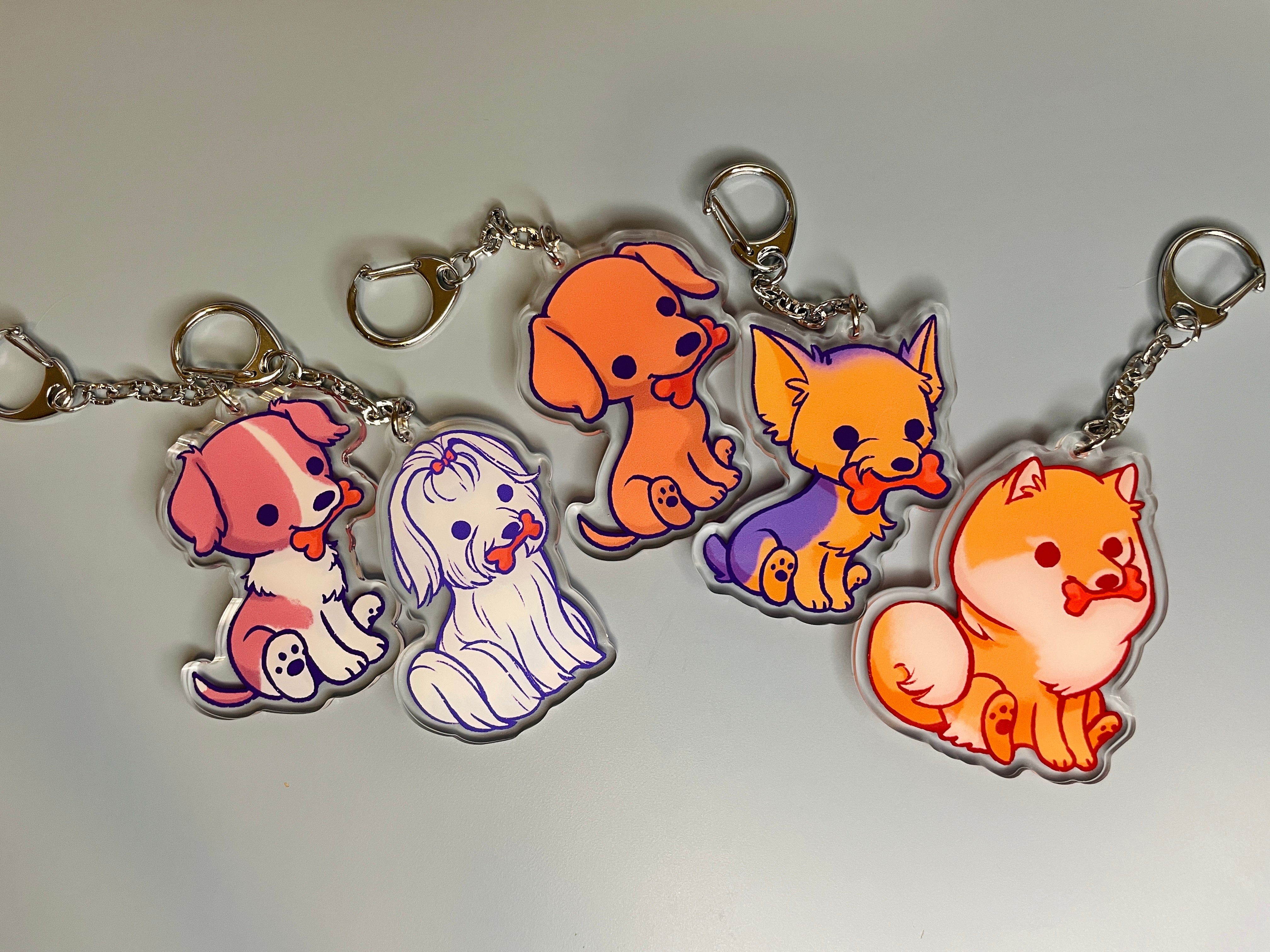 Eeveelutions Pokemon Acrylic Keychain – LompyArt