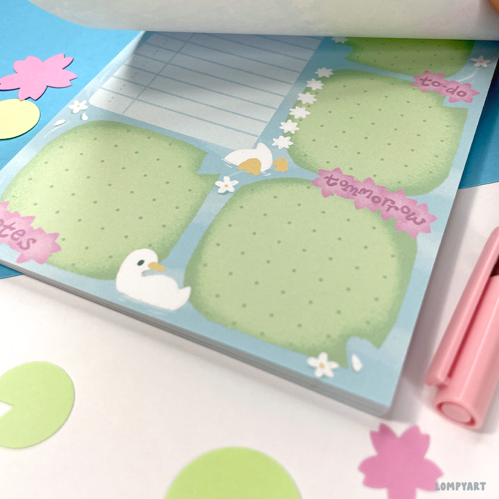 Pond Pals Daily Planner Notepad