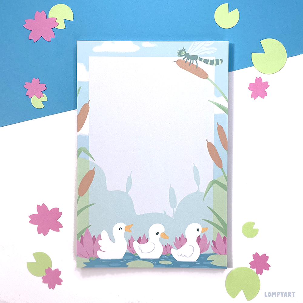 Pond Pals Party Notepad