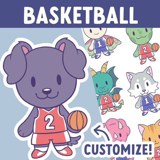 Basketball Stickers | Express Yourself Collection