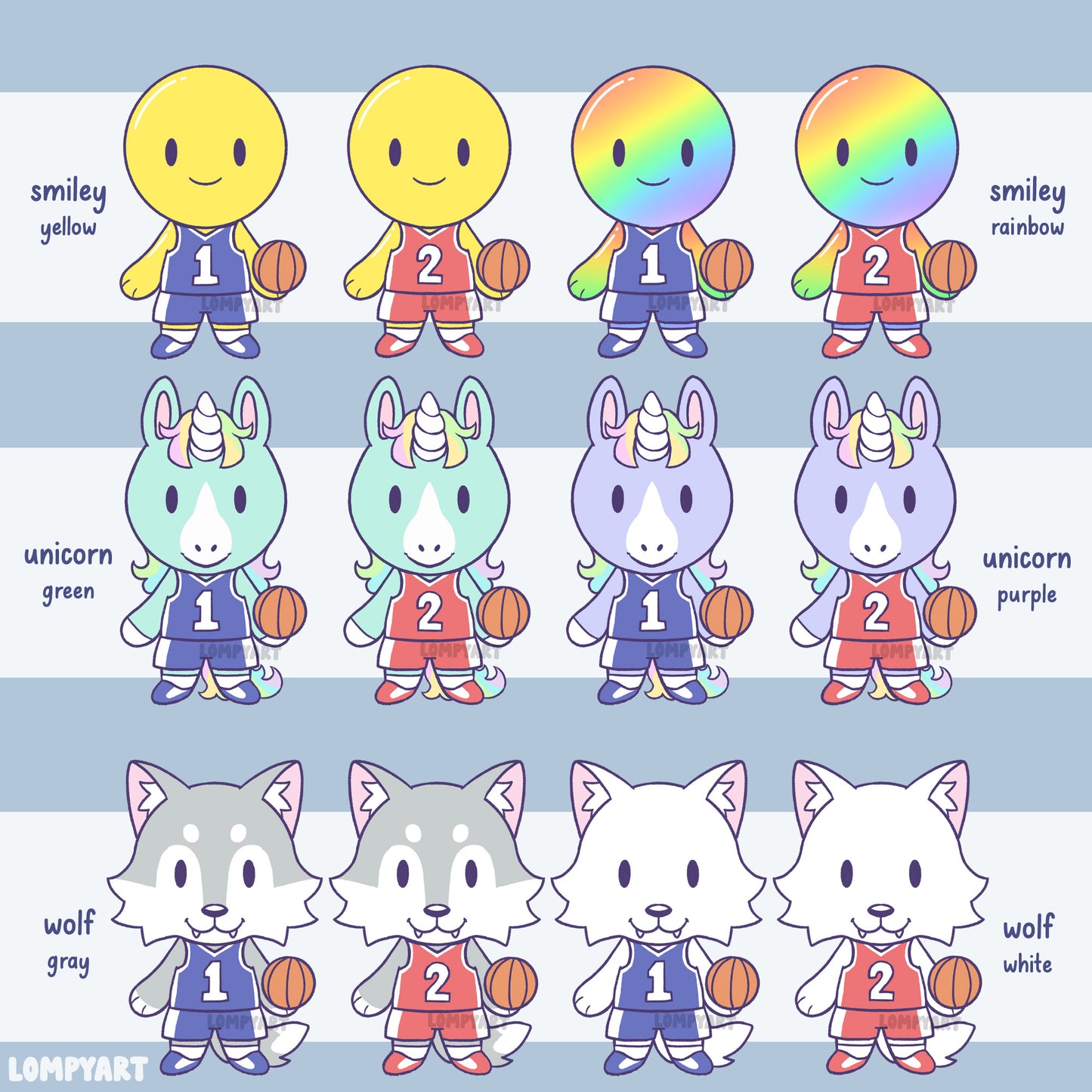 Basketball Stickers | Express Yourself Collection