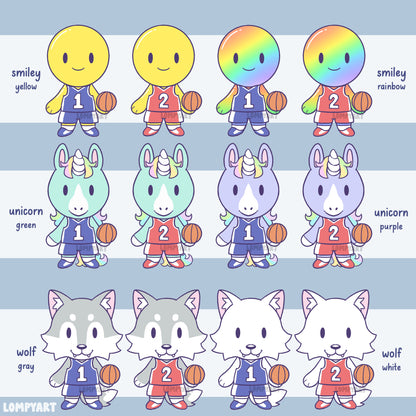 Basketball Stickers | Express Yourself Collection