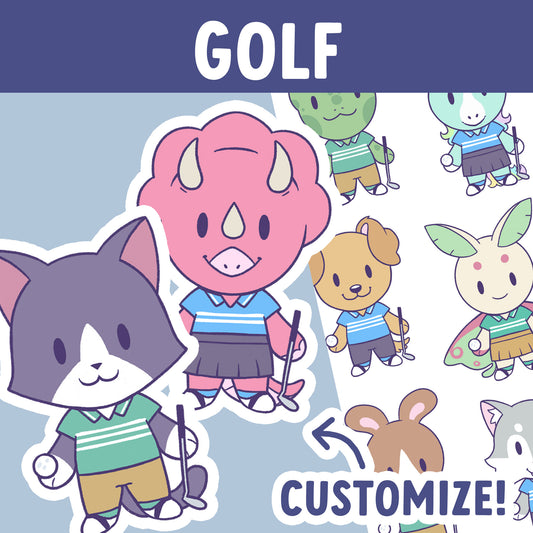 Golf Stickers | Express Yourself Collection