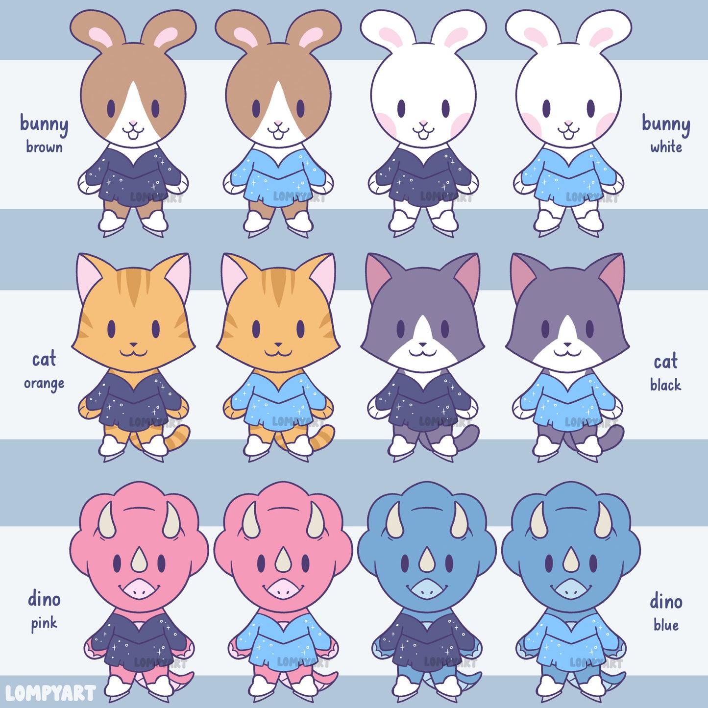 Figure Skating Stickers | Express Yourself Collection