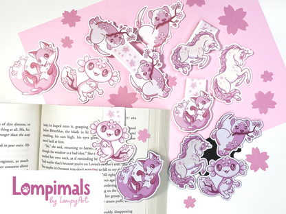 Sakura Lompimals - Stickers/Magnets/Bookmarks