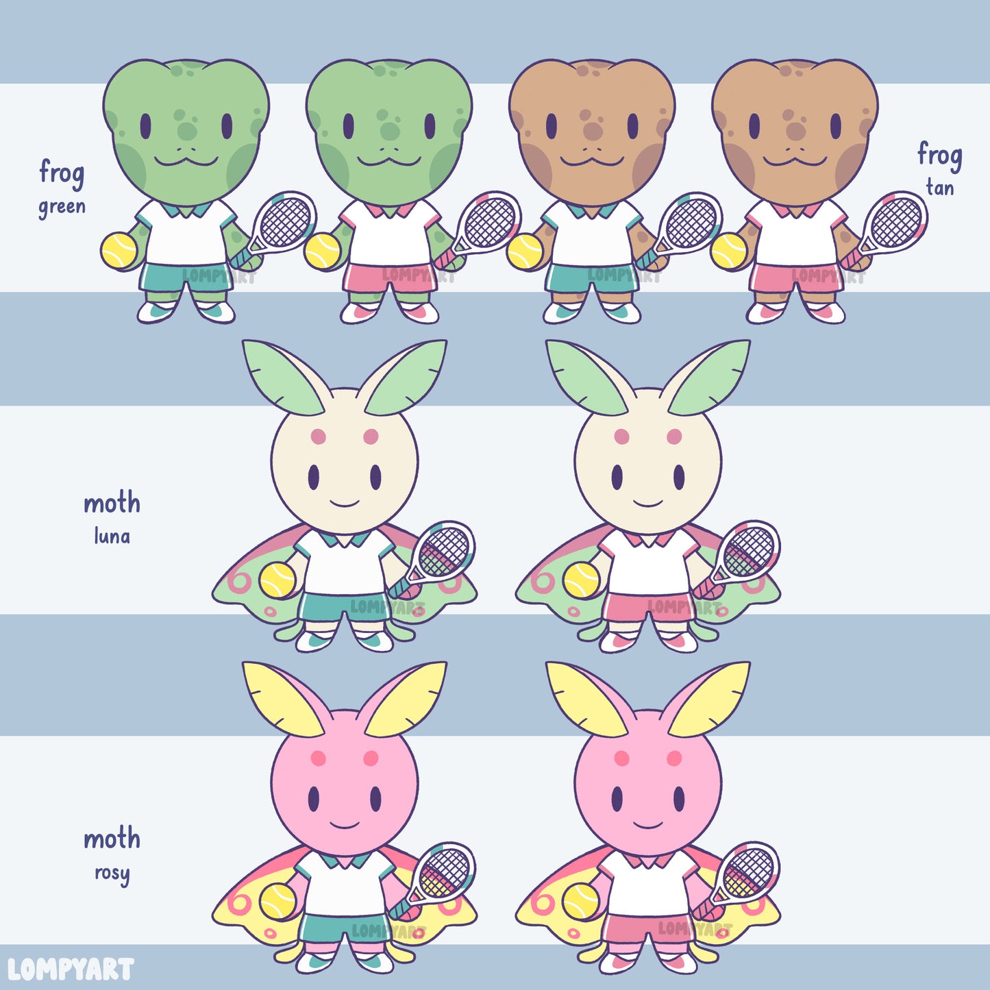 Tennis Stickers | Express Yourself Collection