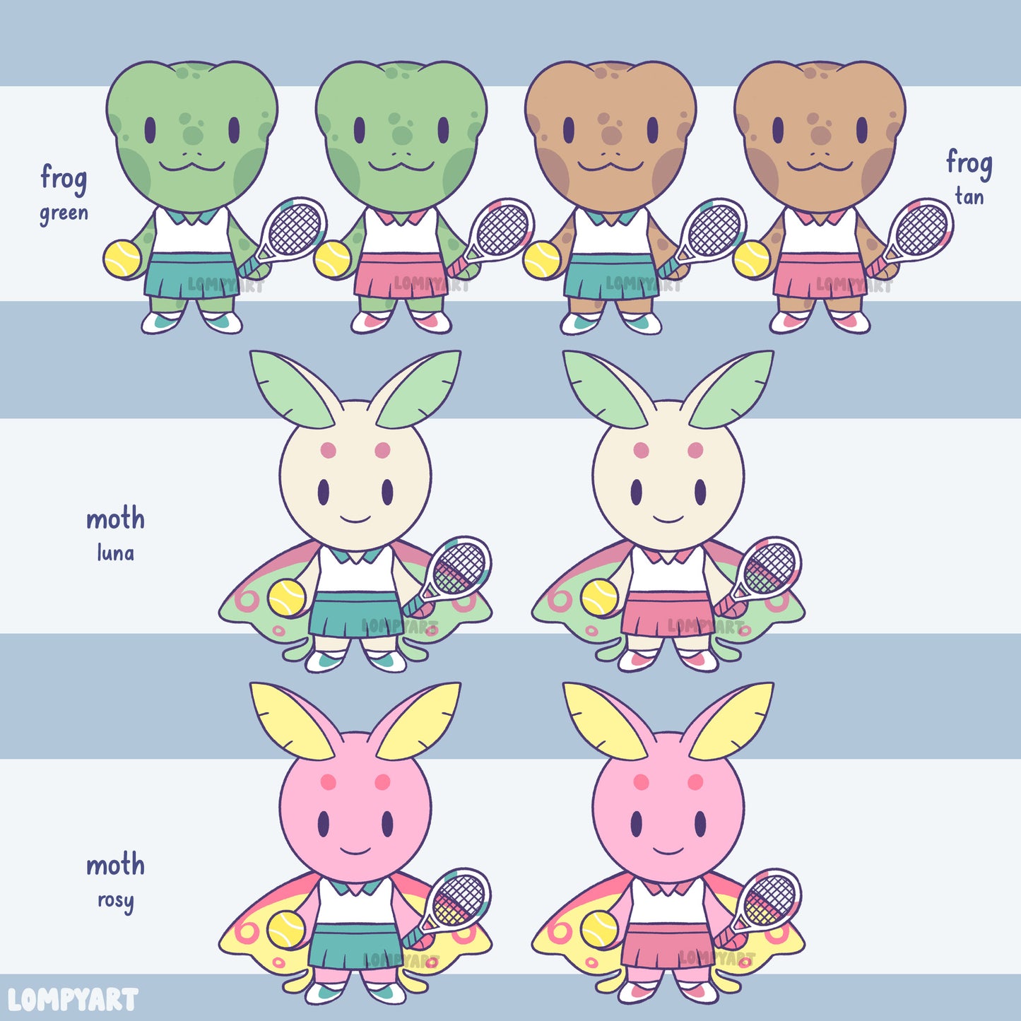 Tennis Stickers | Express Yourself Collection