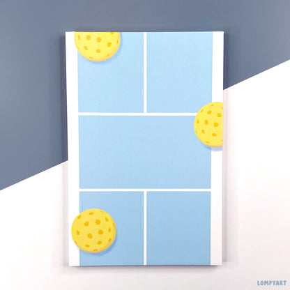 Pickleball Court Notepad