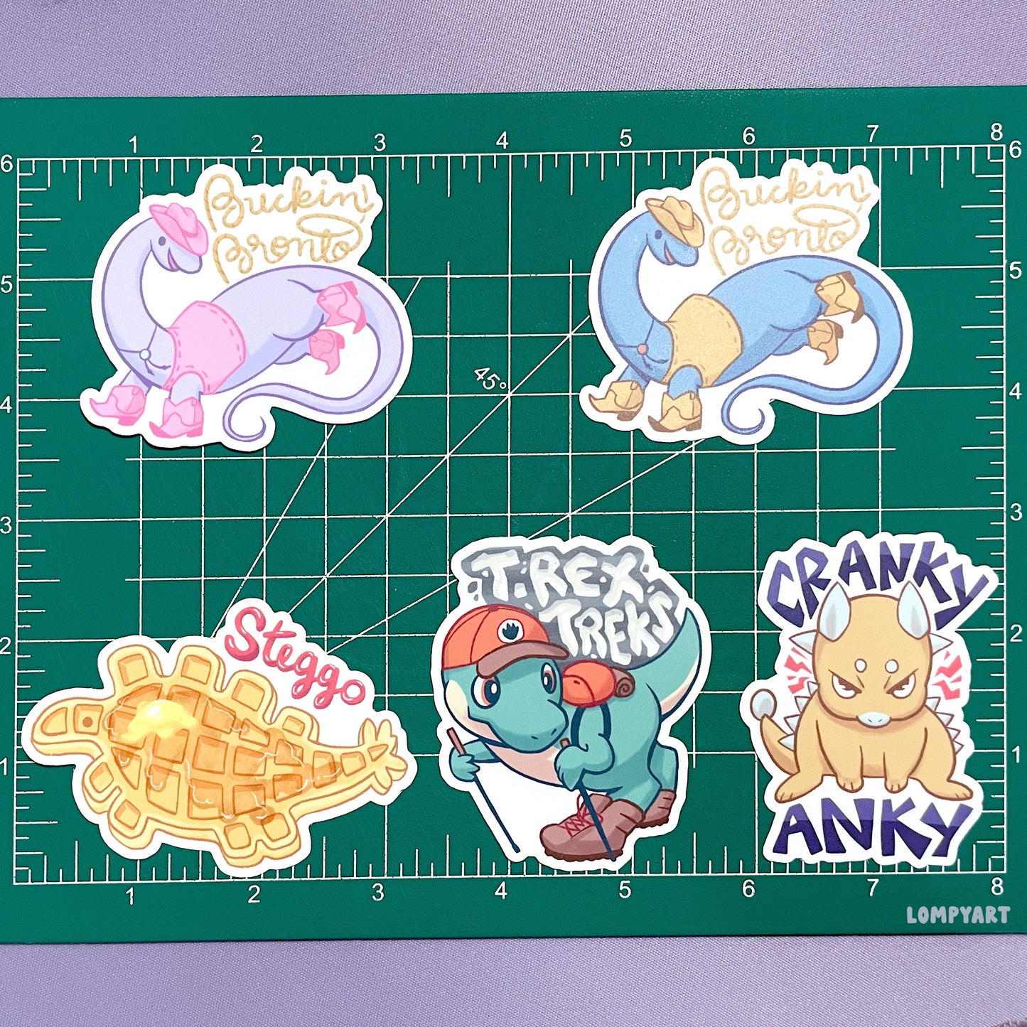 Steggo Waffle Sticker
