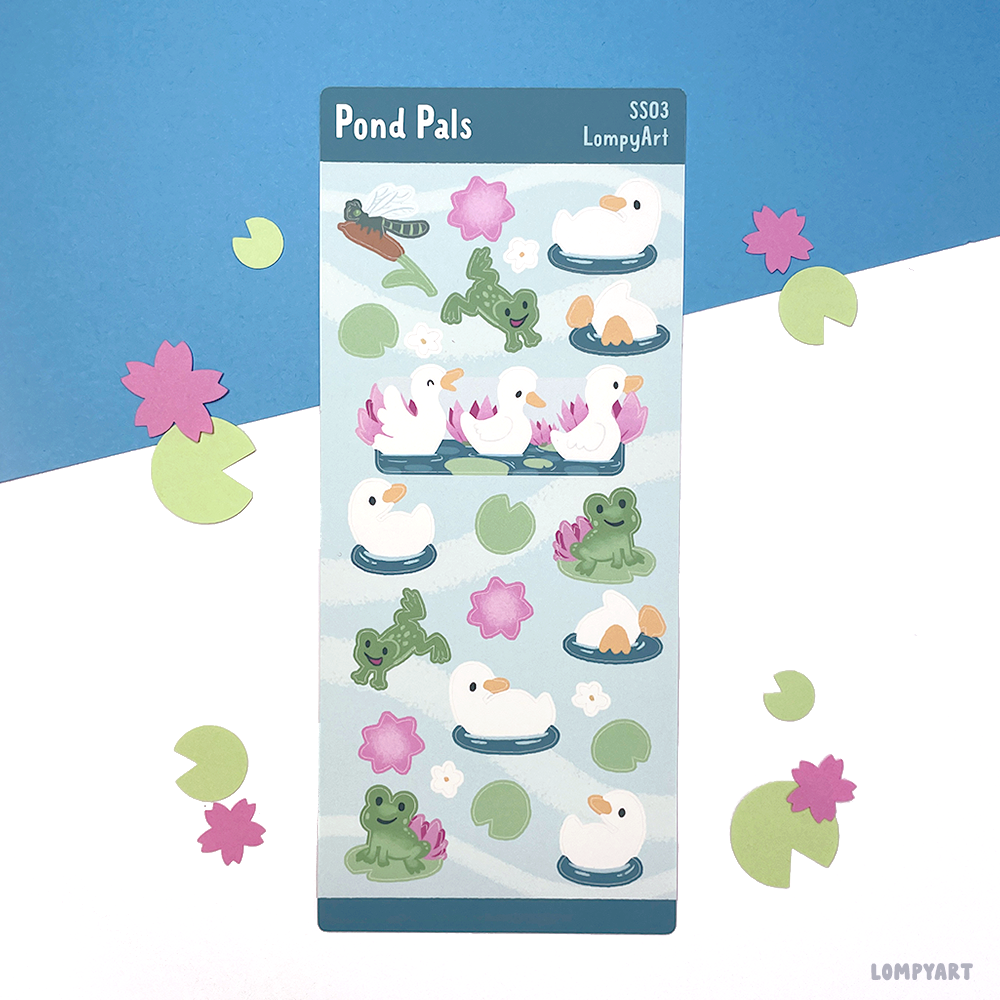 Pond Pals Sticker Sheet