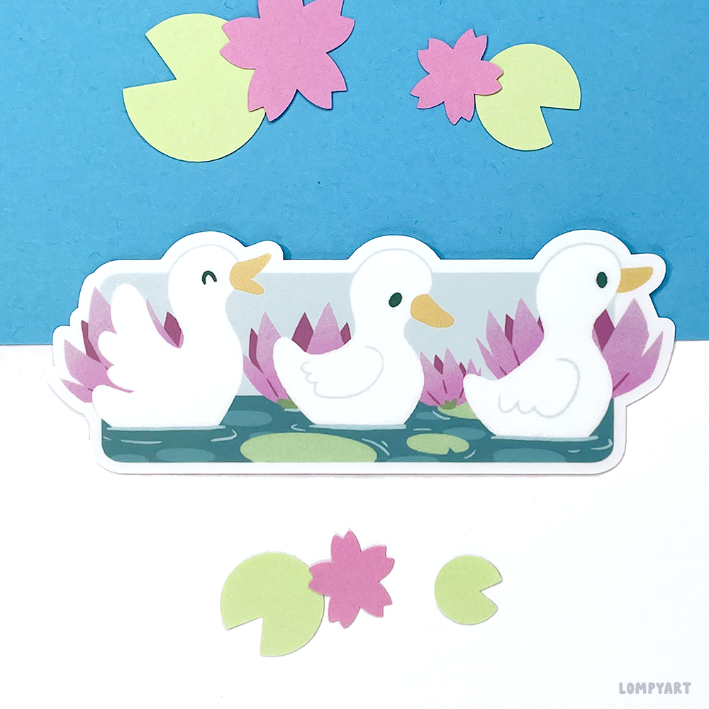 Pond Pals Party Sticker