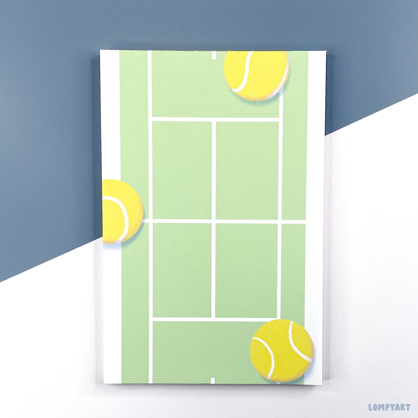 Tennis Court Notepad
